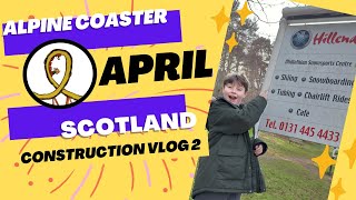 Edinburghs Alpine Coaster  Construction Update 2  2023  Scotland  New Rollercoaster  RBCD Ep52 [upl. by Yeldah386]