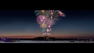 July 4th 2019 Fireworks At Boldt Castle Thousand Islands New York [upl. by Hasseman]