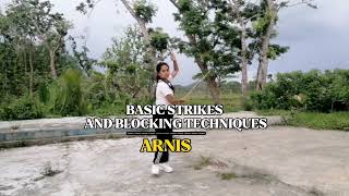 12 BASIC STRIKES AND 6 BLOCKING TECHNIQUES IN ARNIS  PE PERFORMANCE TASK [upl. by Enirhtak323]