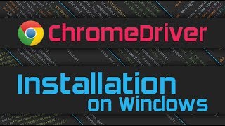 How to install Chromedriver on Windows 10 [upl. by Aneram]