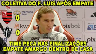 TIME PERDE MUITOS GOLS COLETIVA DO FILIPE LUIS APÓS EMPATE PLACAR NÃO AGRADOU O TORCEDOR PRESENTE [upl. by Granville246]