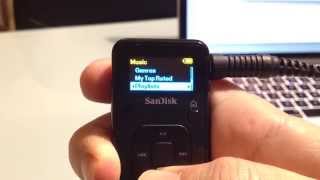 Transfer iTunes playlists to SanDisk Sansa Clip MP3 Player Mac [upl. by Colbye]