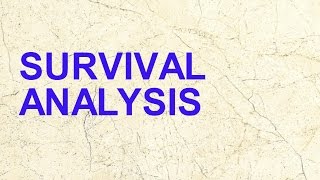 What are Survival Models [upl. by Kcaz]