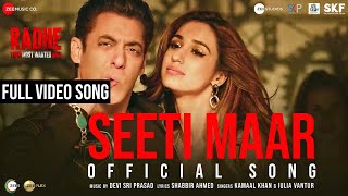 Seeti Maar Full Video Song HD 4k – Radhe  Salman KhanDisha Patani [upl. by Amron767]