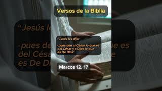 Versos de la Biblia ❤️✝️ Mc 1217 meditamosenlapalabradedioscadadia [upl. by Nnateragram]