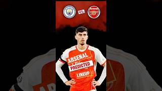 Arsenal Predicted Lineup vs Man City Trossard amp Rice to Start [upl. by Bajaj]