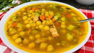 La mejor sopa de garbanzos y lentejas que vas a comer en tu vida [upl. by Naoma]