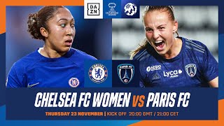 Chelsea vs Paris FC  UEFA Women’s Champions League 202324 Matchday 2 Full Match [upl. by Dean934]