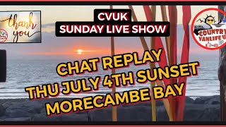 Pop up REPLAY CHAT Country Vanlife UK is live Sunsets Bay West Coast [upl. by Atinal310]