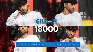 Gildan 18000 Heavy Blend™ Sweatshirt  BlankApparelca [upl. by Gilburt225]