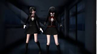 【MMD】YandereSimulator InfoChan amp YandereChan amp NemesisChan  Friend and best friend [upl. by Ajan369]