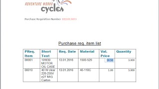 Update SAP Purchase requisition using MS Word document template [upl. by Dafna476]