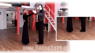 Tango  Lekcja 1  Krok Podstawowy  DanceBookpl [upl. by Ahsiemal]