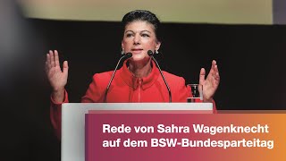 Rede von Sahra Wagenknecht auf dem BSWBundesparteitag am 27012024 [upl. by Frymire]