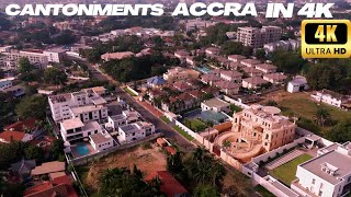 Discover Cantonments Accra A HighDefinition Drone Journey Through Ghana’s Prestigious Neighborhood [upl. by Akimert]