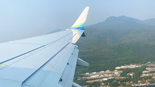 Alaska 737MAX9 Landing Ketchikan International airport KTN [upl. by Zaria804]