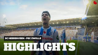 📈 sc Heerenveen stoomt op naar linkerrijtje  Highlights sc Heerenveen  PEC Zwolle [upl. by Giacinta826]