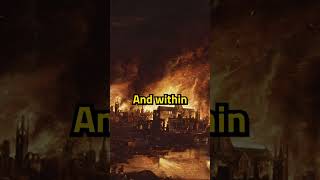 The Great London Fire in 1666 history shorts [upl. by Pelligrini408]