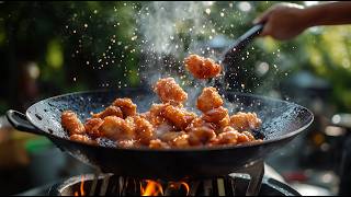 🔥Ultimate Crispy Chicken Nuggets with Homemade Sauce  Almazan Kitchen Outdoor Cooking [upl. by Eyaj814]