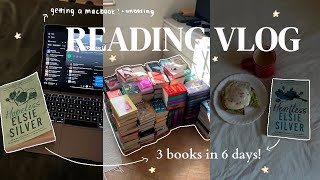 reading 3 books in 1 week 🎧 🎀 💌 weekly reading vlog [upl. by Crockett667]