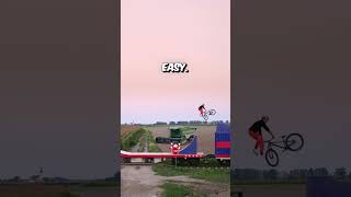 This biker does amazing stunts on top of a moving train [upl. by Idell]