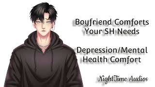 Boyfriend Comforts You Cuddles TW Mental Health amp Depression M4A ASMR Boyfriend Roleplay [upl. by Alejandra]