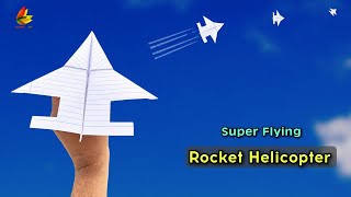 how to make paper with rocket flying paper rocket notebook paper rocket toy paper  flying rocket [upl. by Messing]