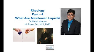 Rheology Physical Pharmacy Physical PharmaceuticsPart 4  What are Newtonian Liquids [upl. by Phenice314]