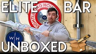 Unboxing the ELITE Weightlifting Bar  Barbell Review [upl. by Asereht676]