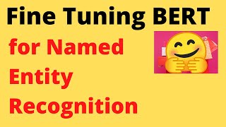 Fine Tuning BERT for Named Entity Recognition NER  NLP  Data Science  Machine Learning [upl. by Micky]