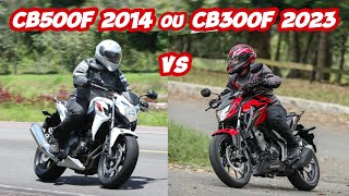 CB500F 2014 OU cb300F Twister 2023 pra usar na cidade [upl. by Notsgnik]