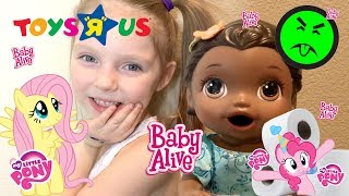 BABY ALIVE TRAINS for LIFE SUCCESS as a BIG GIRL The Lilly and Mommy Show TOYTASTIC [upl. by Knute]