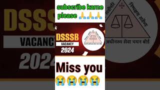 DSSSB PRT vacancy 2024 dsssb dsssbprtpreparation teachingbyjony [upl. by Kora]