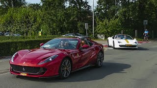 Ferrari Parade Peer 2024  812GTS 458 Speciale 488 [upl. by Romona4]