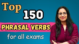 Top 150 Phrasal Verbs for all Exams  SSC CGL 2023  English With Rani Maam [upl. by Odie]