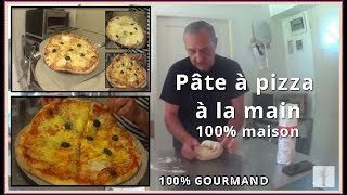 Vraie pâte à pizza italienne à la main [upl. by Ahseet]