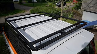 ID BUZZ Dachzelt Camper DIY Dachgepäckträger  roofrack [upl. by Frankel]