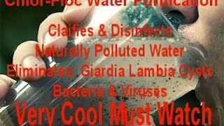 Clean Drinking Water With ChlorFloc Simply Amazing [upl. by Lamphere167]