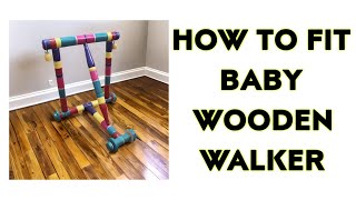 Baby Wooden Walker Assembly Tutorial  joenterprises babyproducts ecommerce [upl. by Suter694]