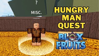 How To Get Instinct V2 in Blox Fruits  Hungry Man Quest Blox Fruits [upl. by Dnaloy217]