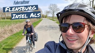 Von Flensburg auf die Insel Als mit Übernachtung im Zelt  Fahrradtour [upl. by Jasmin]