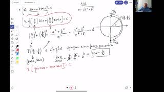Equazioni lineari in seno e coseno Metodo dellangolo aggiunto [upl. by Novrej]
