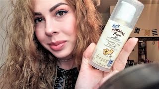 Hawaiian Tropic Silk Hydration Weightless Face Sunscreen REVIEW  CROWDTAP [upl. by Ardnahcal]