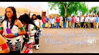 Group Buffalo Dance Part 1 2024 OhkayOwingeh SJP nativeamerican 505 [upl. by Thirzi]