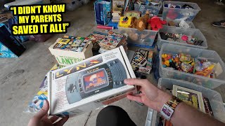 1980s TIME CAPSULE TOY COLLECTION RESCUED FROM ATTIC AFTER DECADES [upl. by Aicilak]