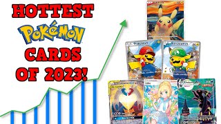 Top 10 HOTTEST Pokemon Cards Of 2023 [upl. by Aselehc]