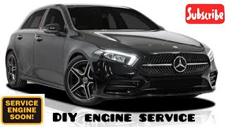 How to service your own car Mercedes Benz A180D Quick Service DIY [upl. by Casandra538]