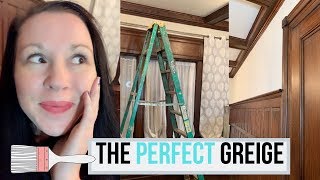 Painting My Dining Room Greige  Picking Paint Colors [upl. by Hubert]