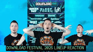 Download Festival 2025 Lineup Reaction [upl. by Ahsenroc355]