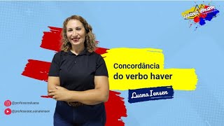 Concordância do verbo haver [upl. by Alexia]